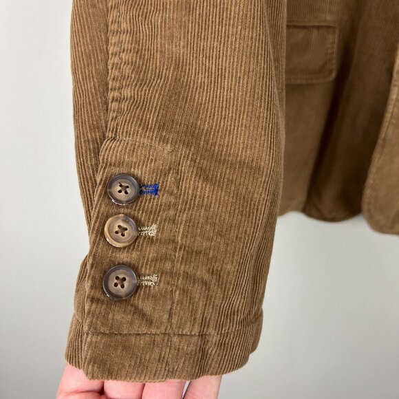 Boden Corduroy Blazer Jacket Sport Coat Mens 40R Tan Cotton Two Button Preppy - Picture 7 of 16